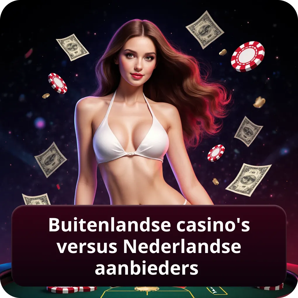 Buitenlandse casino's versus Nederlandse aanbieders