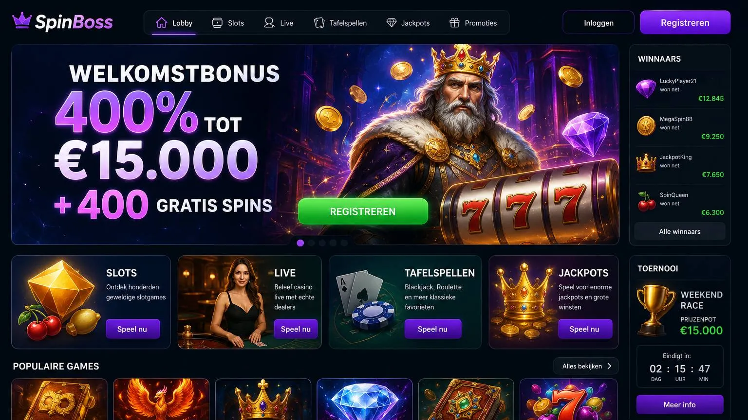 Beste buitenlandse online casino: topselectie 2026